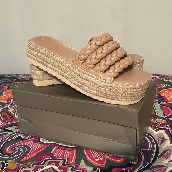 Women’s Platform Sandals Size 8 - Brand New! - Picture 1 of 8